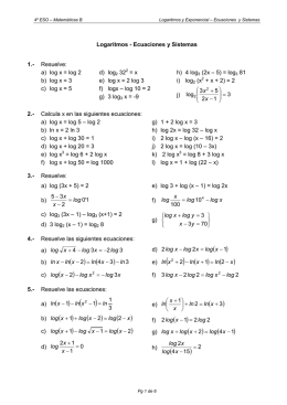 M4 - Logaritmos y Exponencial