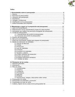 Presupuestos