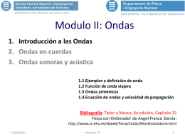 Modulo II: Ondas