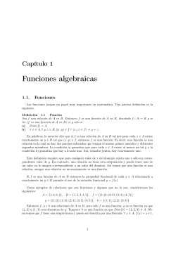 Funciones algebraicas