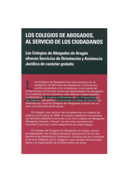 los colegios de abogados, al servicio de los ciudadanos