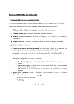 Tema : MOTORES TÉRMICOS - academia riquelme teachers