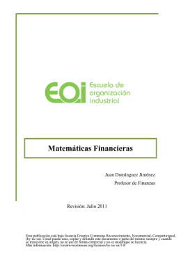 Matemáticas Financieras
