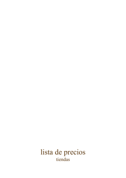 lista de precios