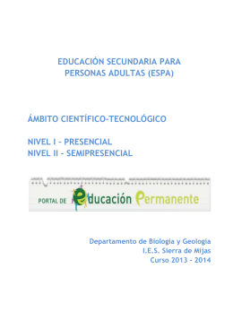 Programación del Ámbito Cientifico