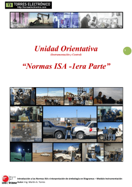 Normas ISA -1era Parte