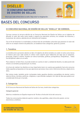 DISELLO BASES DEL CONCURSO