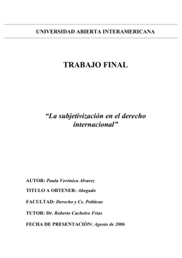 trabajo final