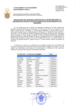 AYUNTAMIENTO DE BARAÑÁIN 3222:0932rgggig1(yava”a