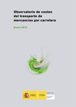 Observatorio de Costes del Transporte de Mercancías por Carretera