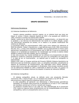 grupo geodesico - INFORMACIÓN GEOGRÁFICA