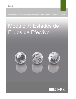 Módulo 7: Estados de Flujos de Efectivo