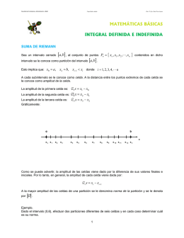30. Integral Definida e Indefinida