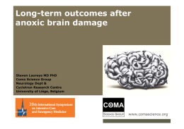 Long-term outcomes after anoxic brain damage