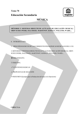 música secundaria