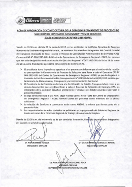 recursos humanos - Gobierno Regional de Loreto