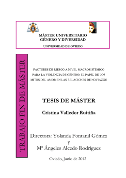 TRABAJO FIN DE MÁSTER - Repositorio de la Universidad de Oviedo