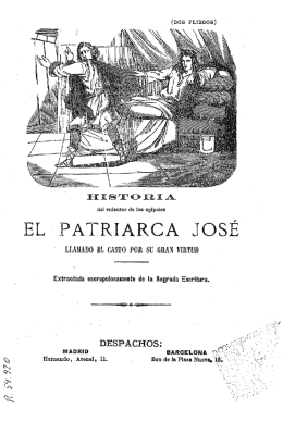 EL PATRIARCA JOSÉ