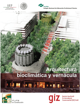 1/67 MD 4: Arquitectura bioclimática y vernácula CONALEP