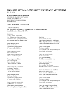 ROLAS DE AZTLÁN: SONGS OF THE CHICANO MOVEMENT