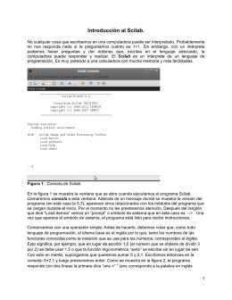 Introducción al Scilab.
