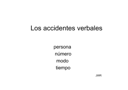 IVSV Los accidentes verbales