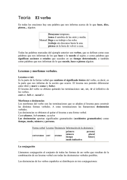 El verbo - IES Arucas