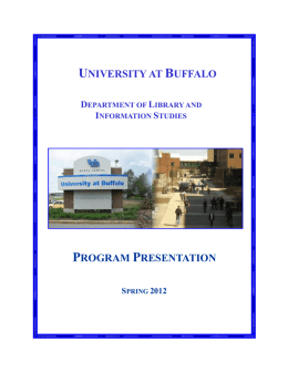 university at buffalo program presentation