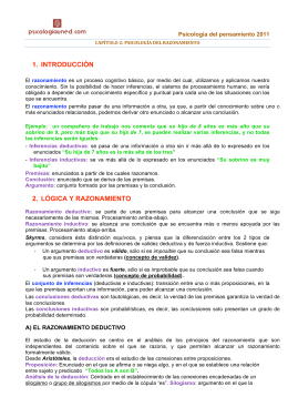 Capítulo 2. Psicología del razonamiento