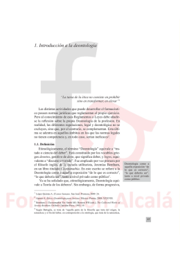 1. Introducción a la deontología