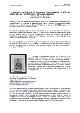 175 AÑOS DE FOTOGRAFÍA EN CANARIAS. GRAN CANARIA: 15