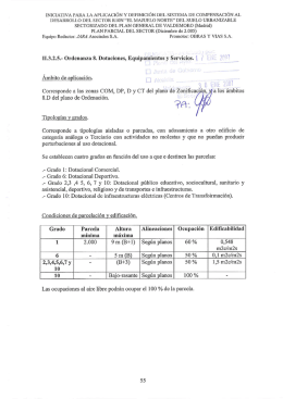 Ordenanza 8. Dotaciones, Equipamientos y Servicios.