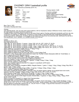 CHUDNEY GRAY basketball profile