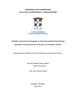 El lenguaje corporal con finalidad comunicativa