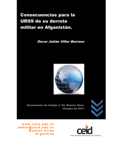 Consecuencias para la URSS de su derrota m ilitar en