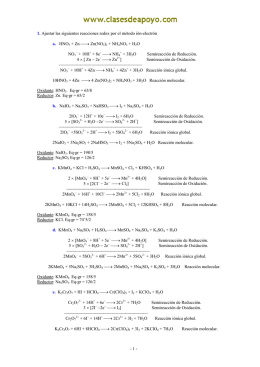 problemas redox