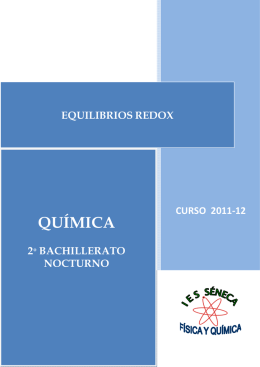 VI.EQUILIBRIOS REDOX
