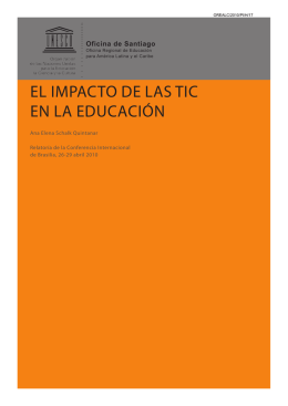 El impacto de las TIC en educación - unesdoc