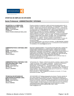Principado de Asturias - Sistema Nacional de Empleo.