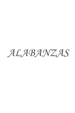 ALABANZAS