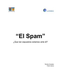 El spam y sus implicancias en la red