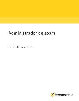 Administrador de spam: Guía del usuario