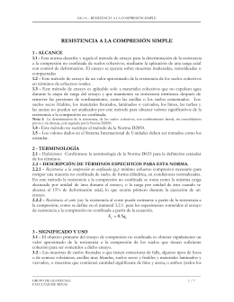 RESISTENCIA A LA COMPRESIÓN SIMPLE