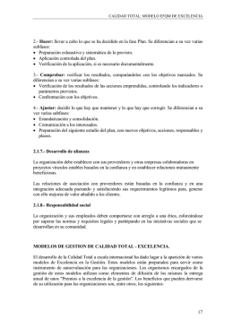17 MODELOS DE GESTION DE CALIDAD TOTAL
