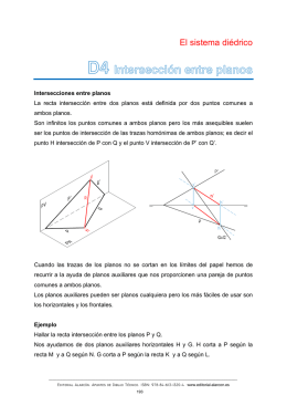 D4 Intersección entre planos