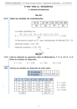 4º ESO A y B (Opción B) - I.E.S. Montes Orientales