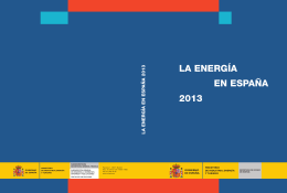 La Energía en España 2013 - Ministerio de Industria, Energía y