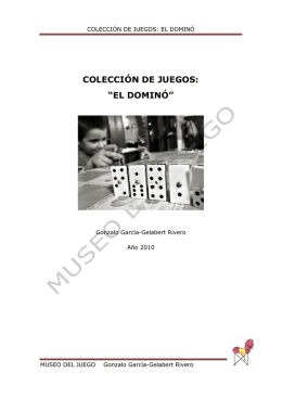 colección de juegos: “el dominó”