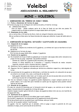 Reglamento Voleibol 09
