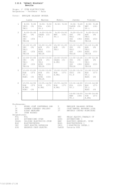 Horarios de grupos - IES Albert Einstein